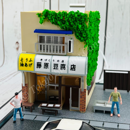 AUTOmodel 1/64 Initial D Tofu Shop Diorama with USB Powered Lighting
