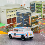 Tiny 微影 香港經典六十年系列 Mini Cooper Mk1 Hong Kong 1990s RHD 香港九十年代紅白藍ATC64753