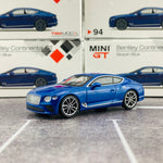 MINI GT 1/64 Bentley Continental GT Sequin Blue MGT00094-R