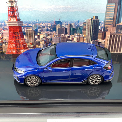 HOBBY JAPAN 1/64 Honda CIVIC Hatchback FK7 Blue Metallic Customized Version HJ641018BL