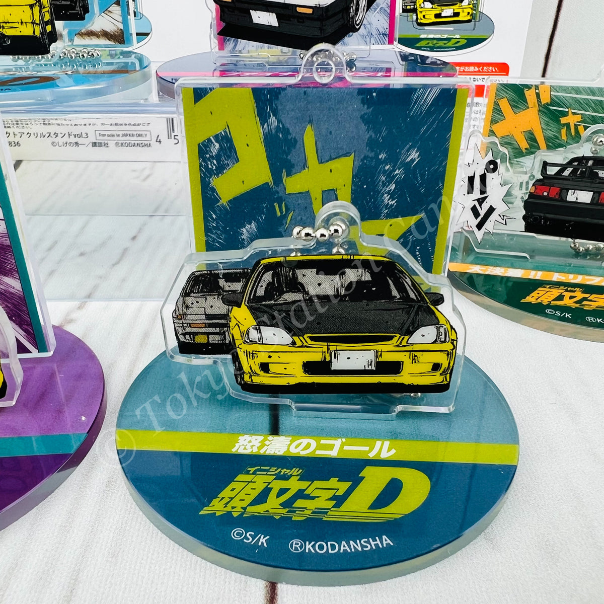 Gacha Capsule Initial D Effect Acrylic Stand Vol.3 Complete set of 6 ...