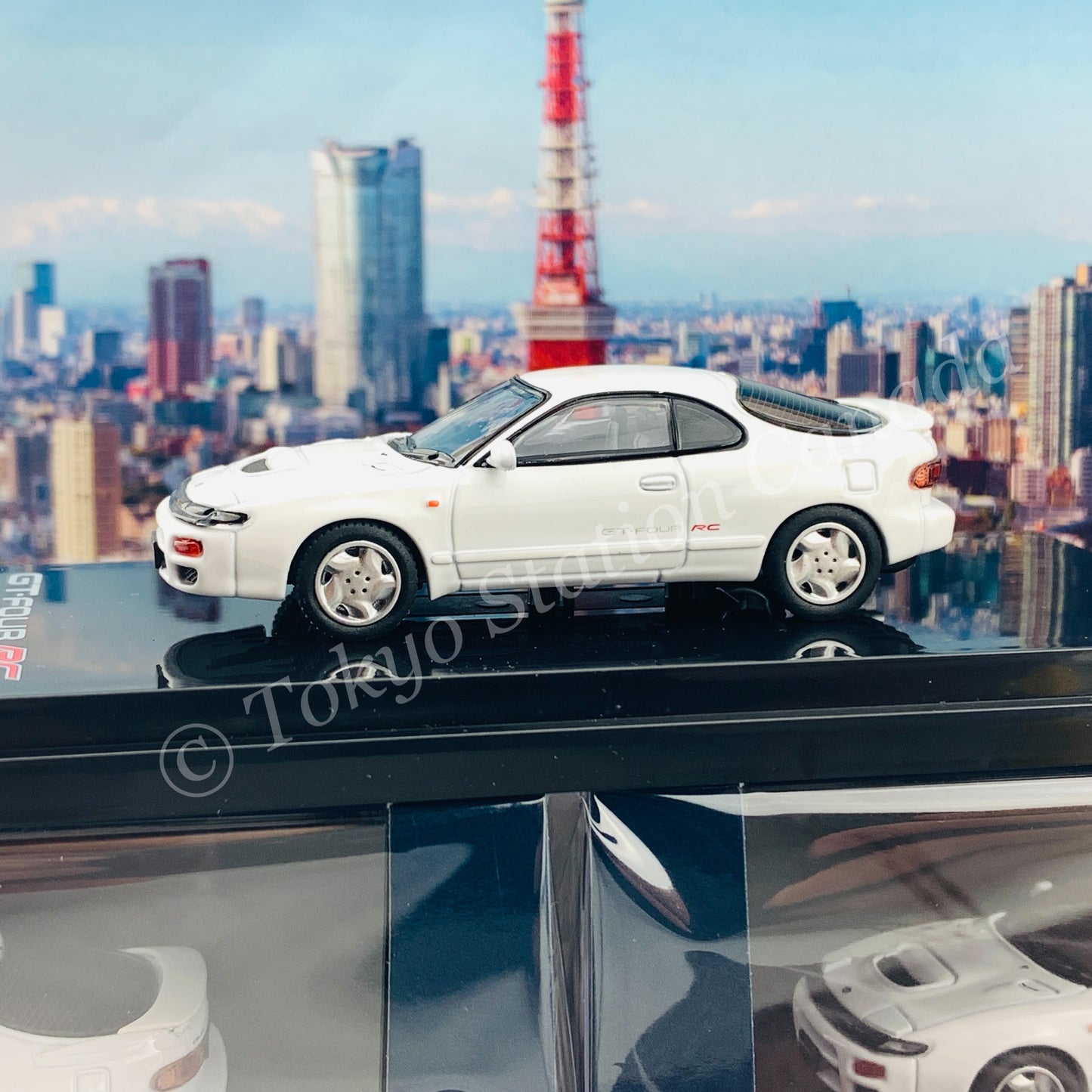 HOBBY JAPAN 1/64 Toyota CELICA GT-FOUR RC ST185 Super White II HJ641023AW