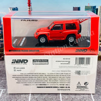 INNO64 1/64 MITSUBISHI PAJERO EVOLUTION Red With Extra Wheels IN64-EVOP-RED