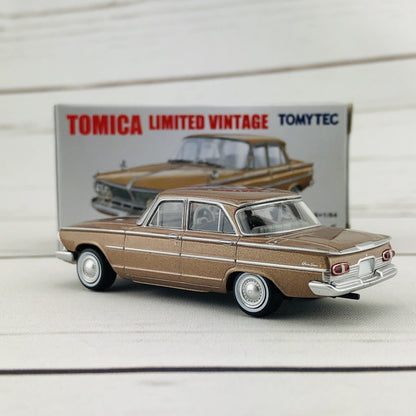 Tomica Limited Vintage 1/64 Nissan Prince Gloria Super6 (1963) Brown LV-174b