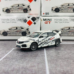 MINI GT 1/64 Honda Civic Type R (FK8) Blitz Type R White RHD MGT00095-R