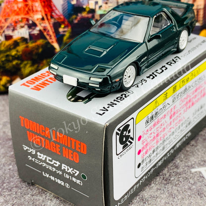 Tomytec Tomica Limited Vintage Neo 1/64 Mazda Savannah RX-7 Winning Limited (green) LV-N192f