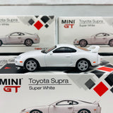 MINI GT 1/64 Toyota Supra JZA80 Super White RHD MGT00014-R