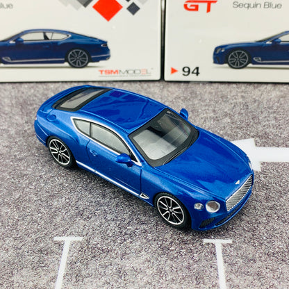 MINI GT 1/64 Bentley Continental GT Sequin Blue MGT00094-R