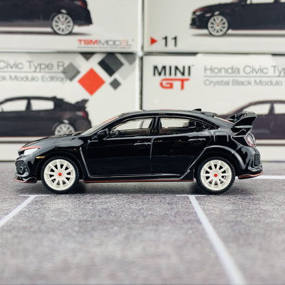 MINI GT 1/64 Honda Civic Type R (FK8) Crystal Black Modulo Edition Malaysian Exclusive RHD MGT00011-R