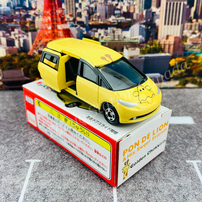TOMICA x PON DE LION & His Sweet Friends - Golden Chokkirin (Toyota Estima) Presented by Mister Donut