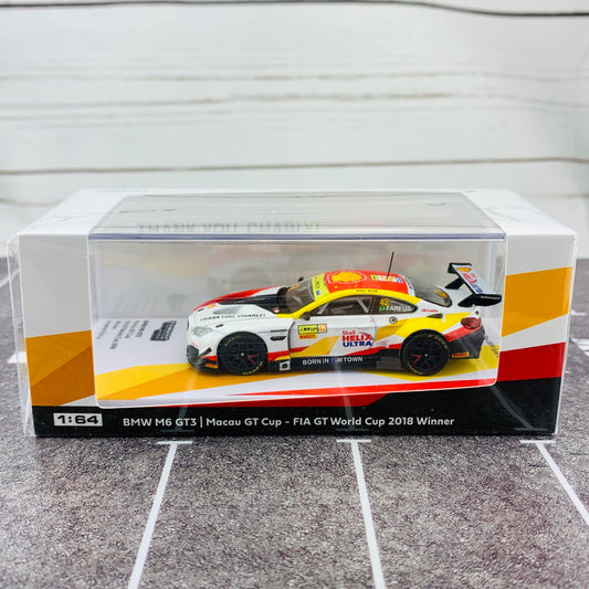 Tarmac Works 1/64 BMW M6 GT3 Macau GT Cup - FIA GT World Cup 2018 Winner T64-020-18MGP42