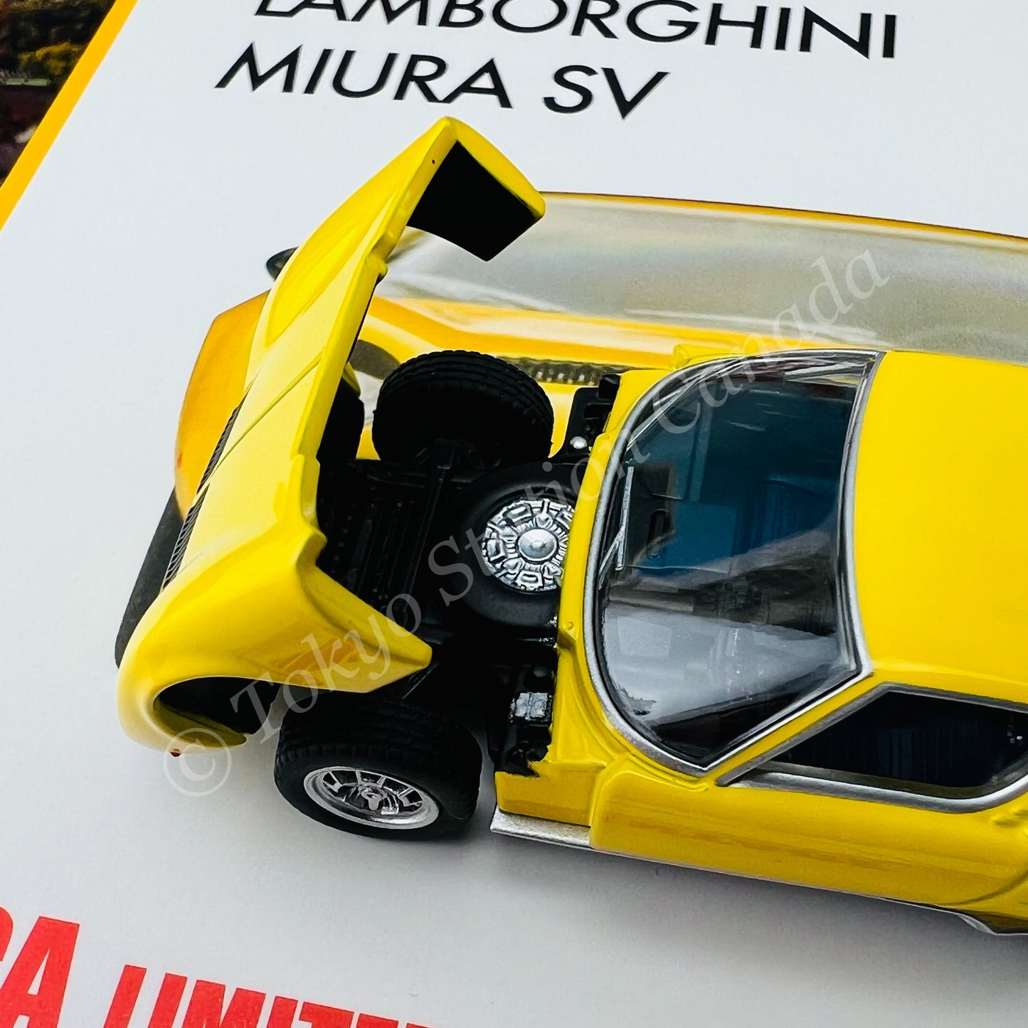 TOMYTEC Tomica Limited Vintage 1/64 LV Lamborghini Miura SV (Yellow)