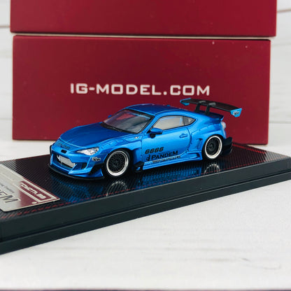 Ignition Model 1/64 Pandem Toyota 86 V3 Blue Metallic 1403
