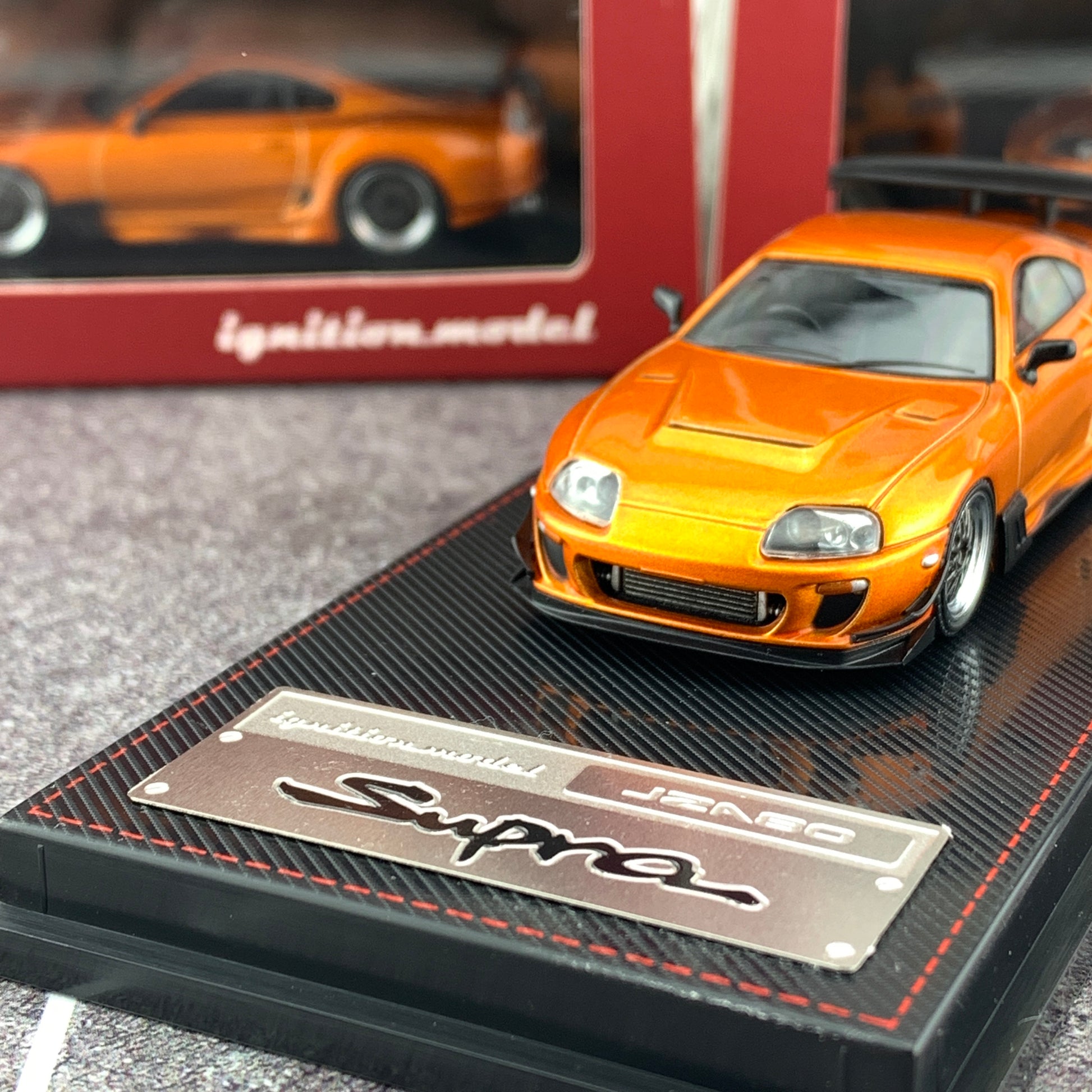 Ignition Model 1/64 Toyota Supra (JZA80) RZ Orange Metallic IG1864