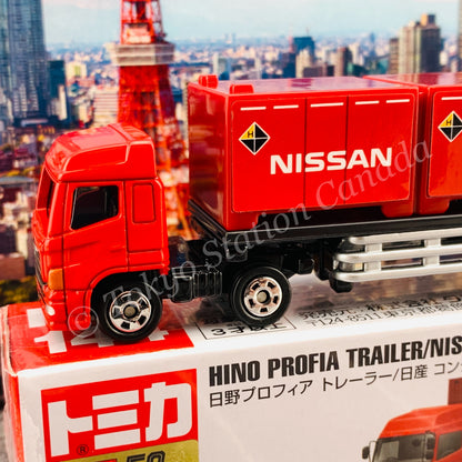 TOMICA 144 Hino Profia Trailer Nissan Container