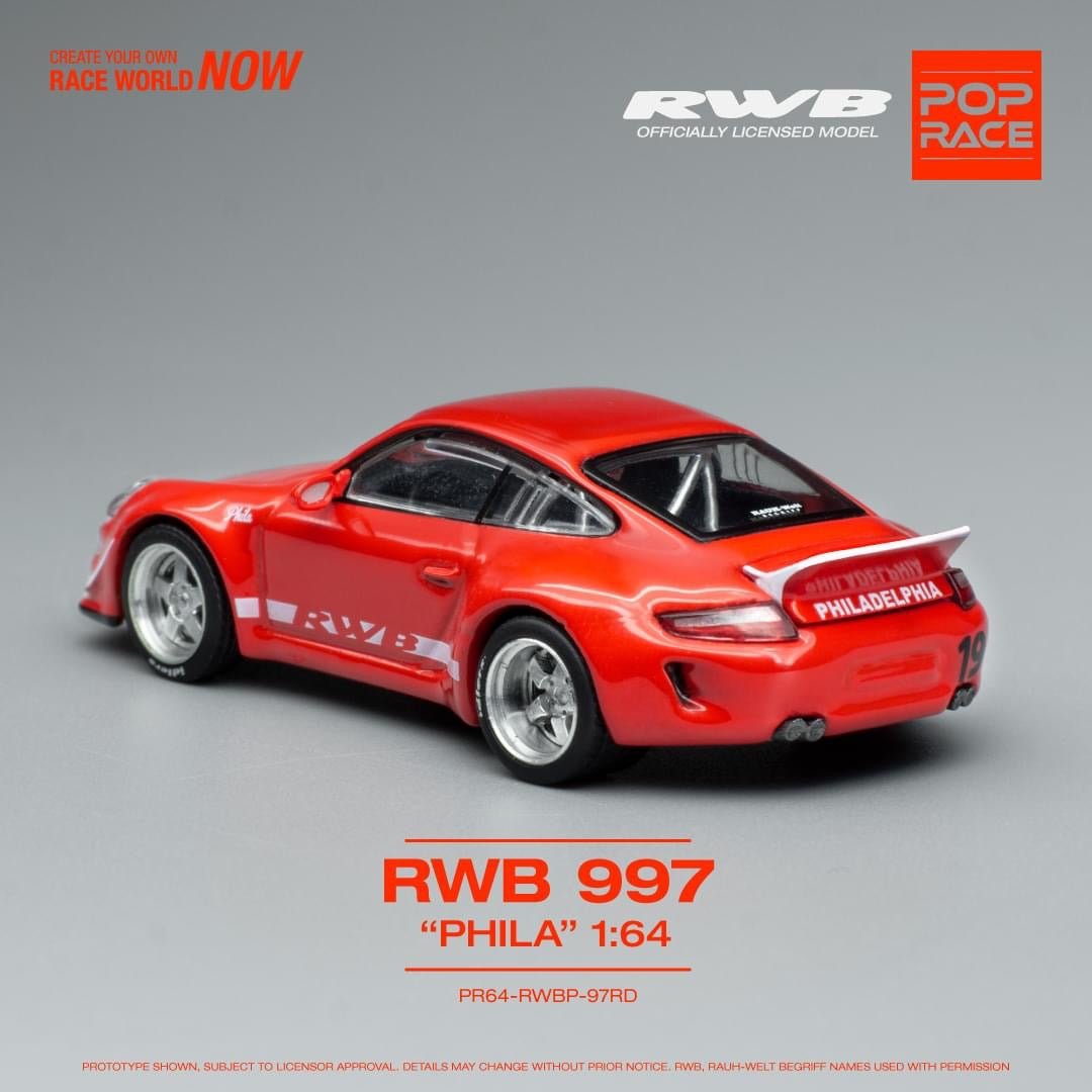 POPRACE 1/64 RWB 997 RED PR64-RWBP-97RD