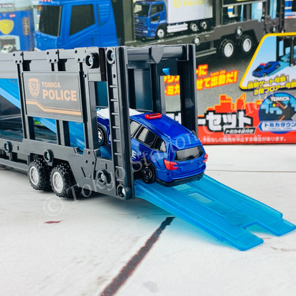TOMICA Police Car Carrier Set 4904810175988