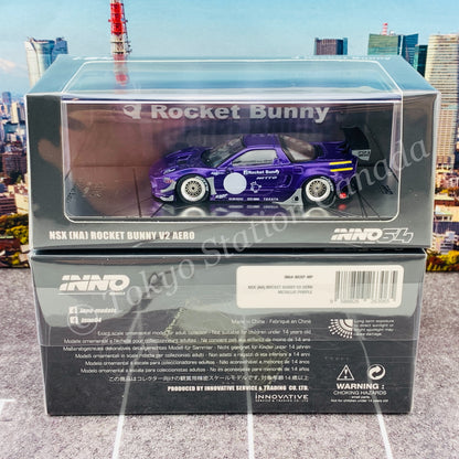 INNO64 1/64 NSX (NA) ROCKET BUNNY V2 AERO Metallic Purple IN64-NSXP-MP
