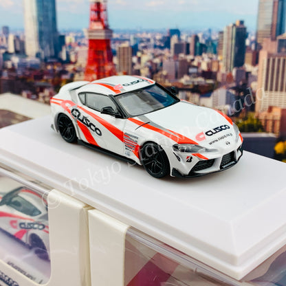 Tarmac Works 1/64 COLLAB64 Toyota GR Supra  CUSCO *** Collaboration with Kyosho *** T64K-002-CUS