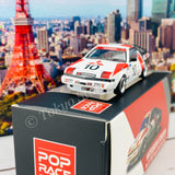 POP RACE 1/64 Mitsubishi Starion No.10 1985 Macau Guia Race M. Lieu PR64-STAR-85MGR10