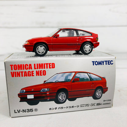 Tomica Limited Vintage Neo TOMYTEC LV-N35 Honda BALLADE SPORTS CRX Si (1985) Red