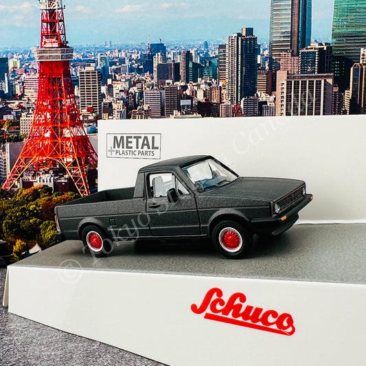 Schuco 1/64 Volkswagen Caddy Matt Grau Metallic 452033600