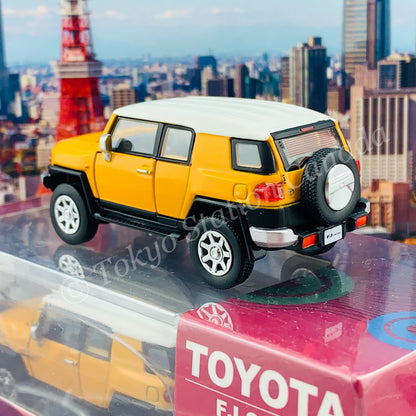 BM Creations JUNIOR 1/64 Toyota 2015 FJ Cruiser Yellow RHD 64B0132