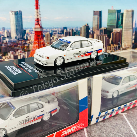 INNO64 1/64 NISSAN PRIMERA (P10) JTCC Test Car 1993 IN64-P10-TC