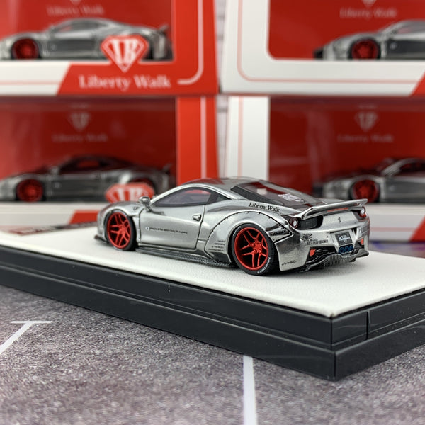 Timothy & Pierre 1/18 – Liberty Walk Aventador GT EVO – Caméléon Blanc – Résine