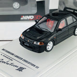 INNO64 Mitsubishi Lancer Evolution III with Extra Wheel Set IN64-EVO3-BLA