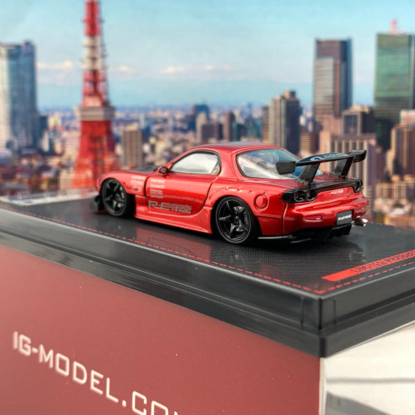 Ignition Model 1/64 Mazda RX7 FD3S RE Amemiya Red Metallic IG2063 ...