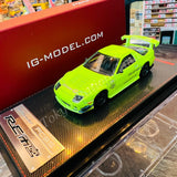 Ignition Model 1/64 Mazda RX-7 (FC3S) RE Amemiya Yellow Green IG2497