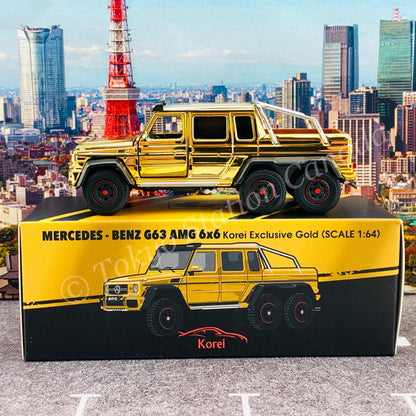 ERA CAR 1/64 Mercedes-Benz G63 6x6 Korei Exclusive Gold ESP03