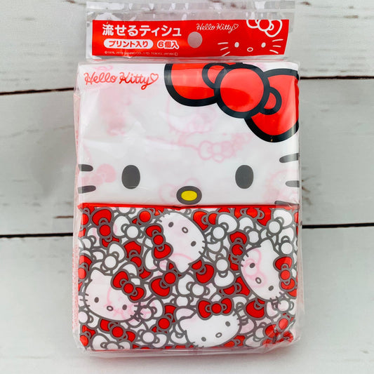 Hayashi Hello Kitty Pocket Size Tissue x 6 Packs