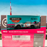 Tarmac Works HOBBY64 Collection 1/64 Mercedes AMG GT3 24 Hours of Spa 2017 Taiwan Exclusive Model Limited Edition 1968 pcs T64-008-17SPA00