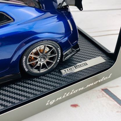 Ignition Model 1/18 TOP SECRET Nissan GTR R35 Blue Metallic IG1535