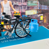TINY 微影 1/35 Shell Bottled LPG Bicycle 香港石油氣單車 ATC35014
