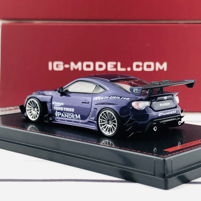 Ignition Model 1/64 Pandem Toyota 86 V3 Purple Metallic 1755