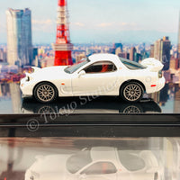HOBBY JAPAN 1/64 Mazda RX-7 (FD3S) Type RZ With Engine Display Model White HJ642007EW