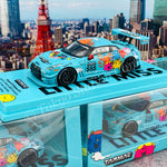 Tarmac Works 1/64 COLLAB64 Nissan GTR Nismo GT3 Legion of Racers 2020 Overall Champion Mr. Men Little Miss T64-005-MR