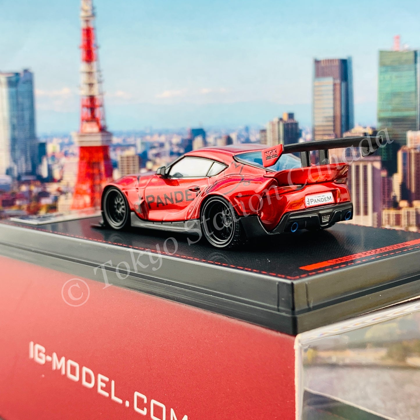 Ignition Model 1/64 PANDEM Supra (A90) Red Metallic IG2332