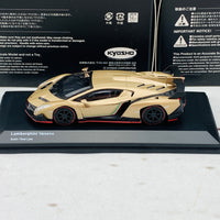 KYOSHO 1/64 Lamborghini Veneno Gold/Red Line KS07040A1