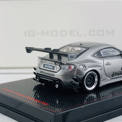 Ignition Model 1/64 Pandem Toyota 86 V3 Gray Metallic 1406