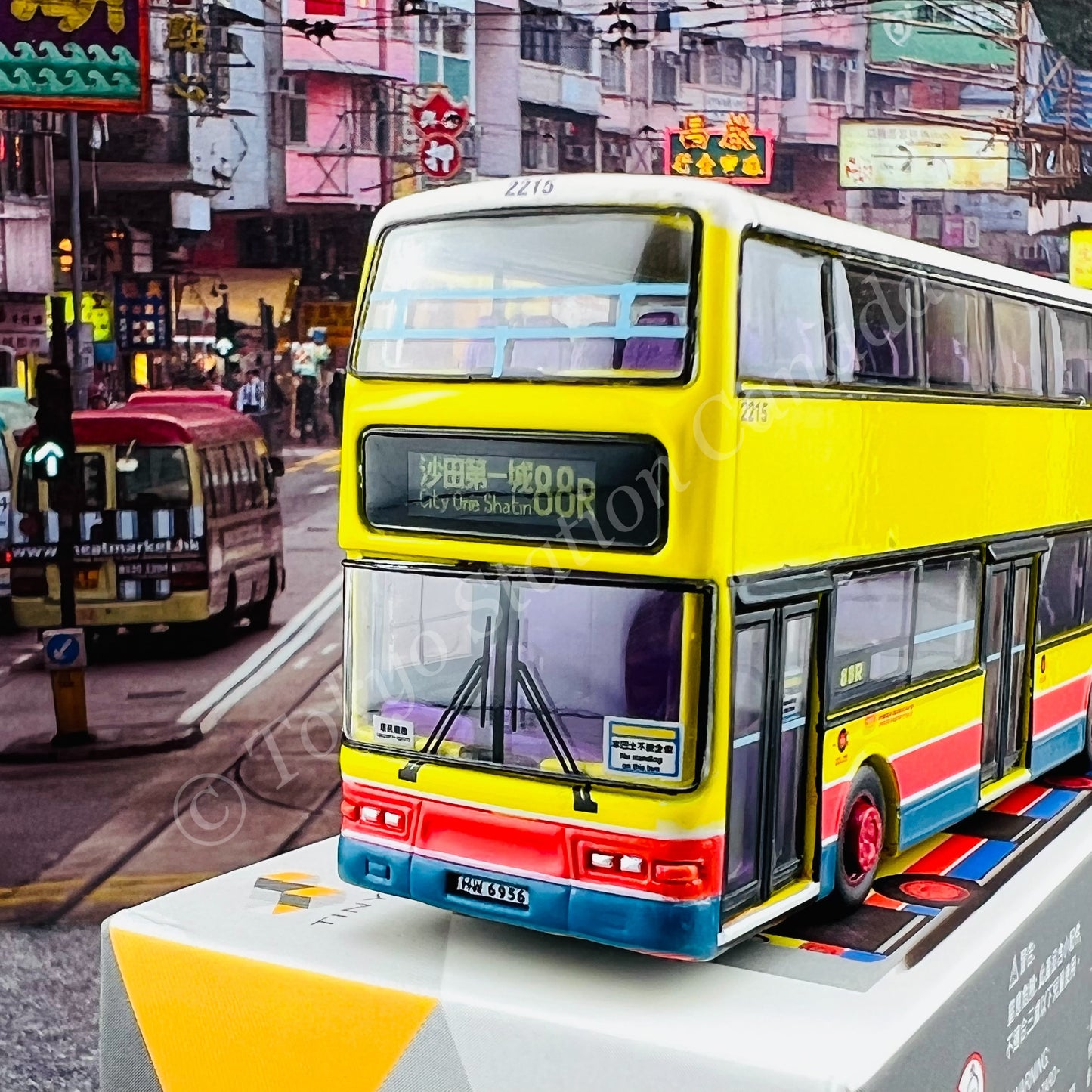 TINY 微影 L09 DENNIS Trident Duple MetSec Yellow (City One Shatin 88R  沙田第一城) (Scale 1/110) ATC65129