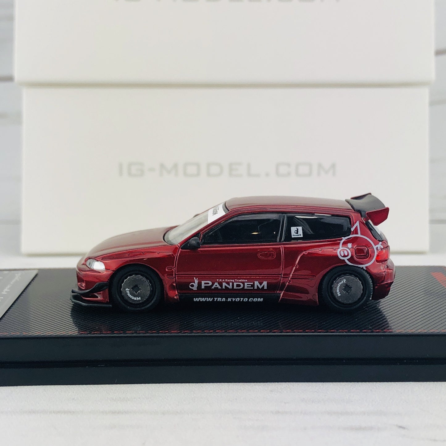Ignition Model 1/64 Pandem Civic (EG6) Red Metallic 1414