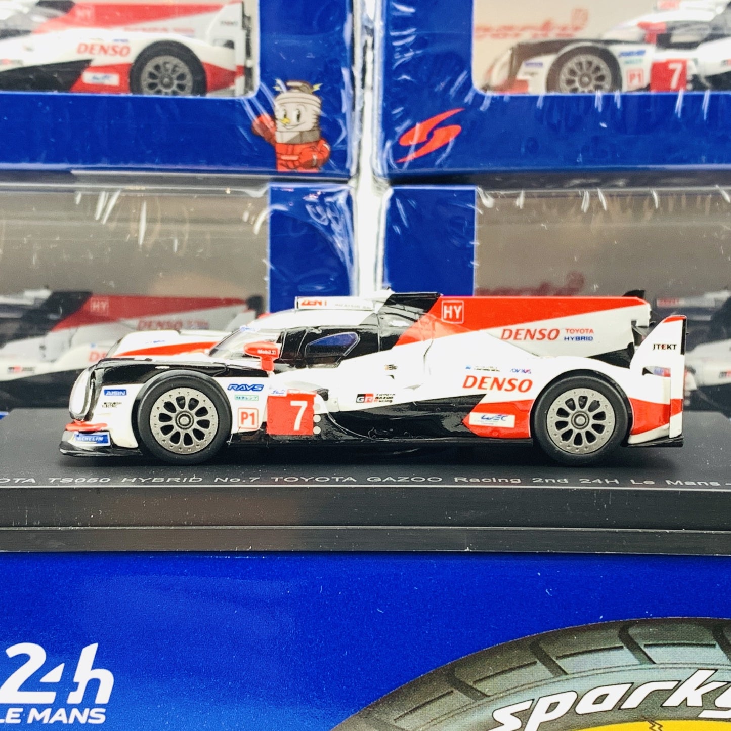 Sparky 1/64 TOYOTA TS050 HYBRID NO.7 TOYOTA GAZOO RACING 2nd 24H LE MANS 2018 M. CONWAY - K. KOBAYASHI - J. M. LÓPEZ Y134