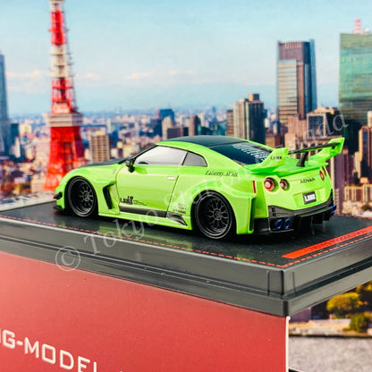 Ignition Model 1/64 LB-Silhouette WORKS GT Nissan 35GT-RR Green Metallic IG2384