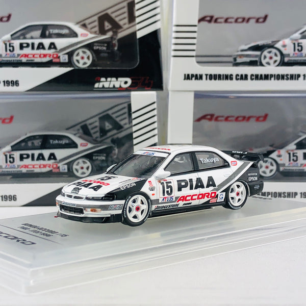 INNO64 1/64 HONDA ACCORD #15 "PIAA" JTCC 1996 IN64-CD6-PI96