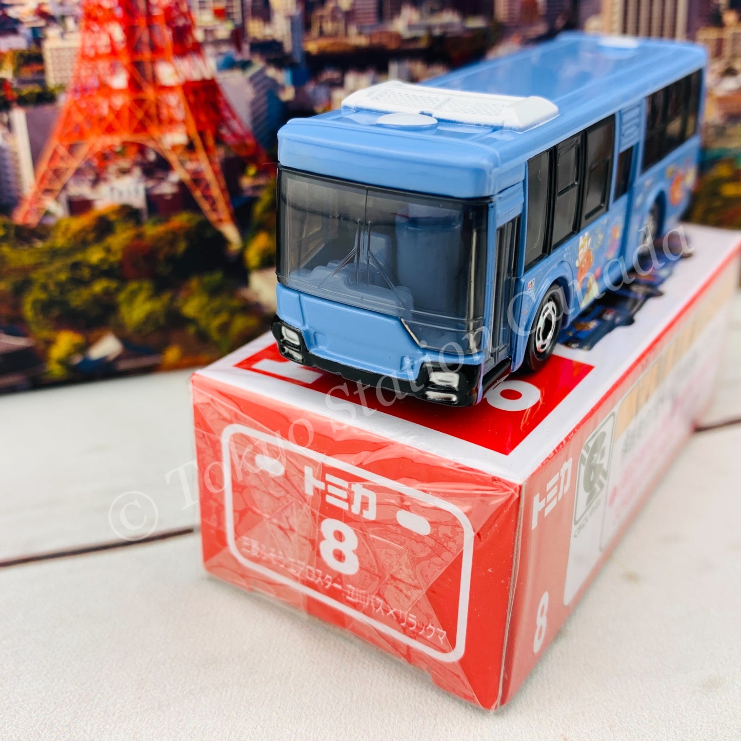TOMICA 8 Mitsubishi Fuso Aero Star Tachikawa Bus X Rilakkuma