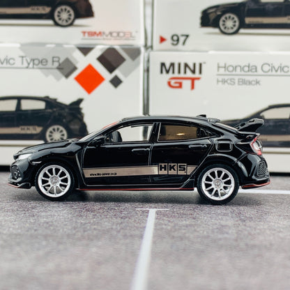 MINI GT 1/64 Honda Civic Type R (FK8) HKS Black (RHD) MGT00097-R
